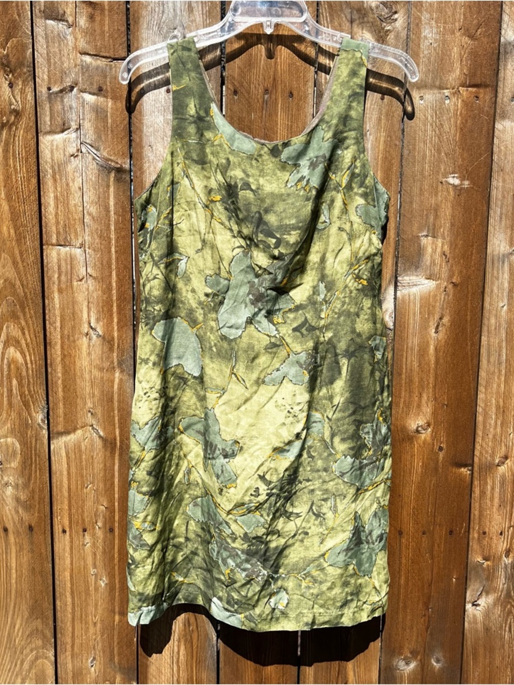 Rabbit Rabbit Rabbit Designs Olive Green Floral Mini Dress - Picture 3 of 6